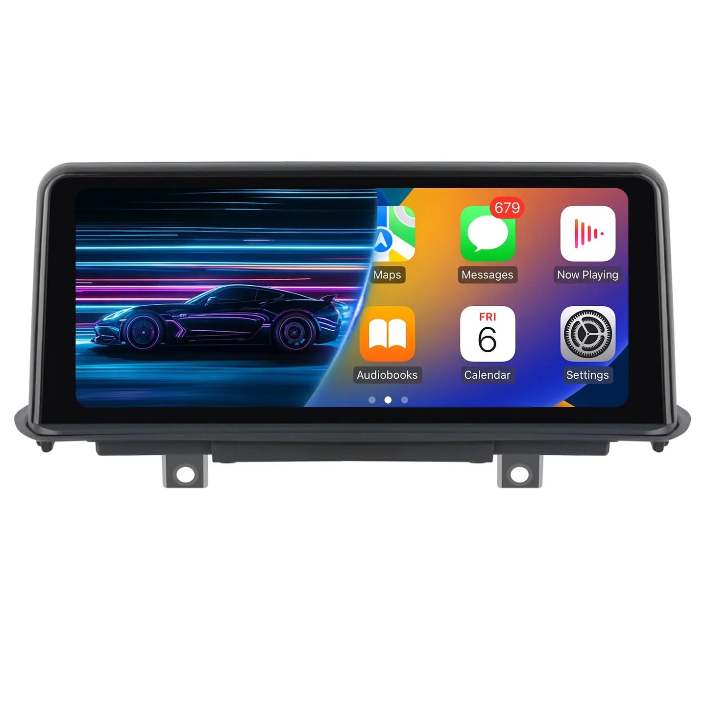 AWESAFE 10.25" Android 13 Autoradio pour Pour BMW X5 X6 Series F15/F16 2014-2016 Système NBT  - Bluetooth, Android Auto et Carplay sans fil + Câble USB AWESAFE
