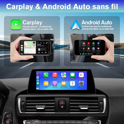 AWESAFE 10,25 Pouces Autoradio Carplay sans Fil Android Auto pour BMW F20 2017-2018 Année avec EVO System,Récepteur Radio multimédia à écran Tactile pour Voiture AWESAFE
