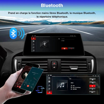 AWESAFE 10,25 Pouces Autoradio Carplay sans Fil Android Auto pour BMW F20 2017-2018 Année avec EVO System,Récepteur Radio multimédia à écran Tactile pour Voiture AWESAFE