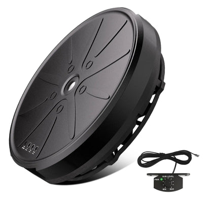 AWESAFE 12 Inch 800W Powered Spare Tire Car Subwoofer with Built-in Amp & Remote - Anti-Theft Hidden Design, Deep Bass, Easy Plug & Play Install for Most Vehicles (Includes Wire Kit) AWESAFE