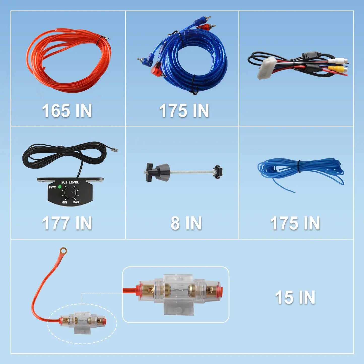 AWESAFE 12 Inch 800W Powered Spare Tire Car Subwoofer with Built-in Amp & Remote - Anti-Theft Hidden Design, Deep Bass, Easy Plug & Play Install for Most Vehicles (Includes Wire Kit) AWESAFE