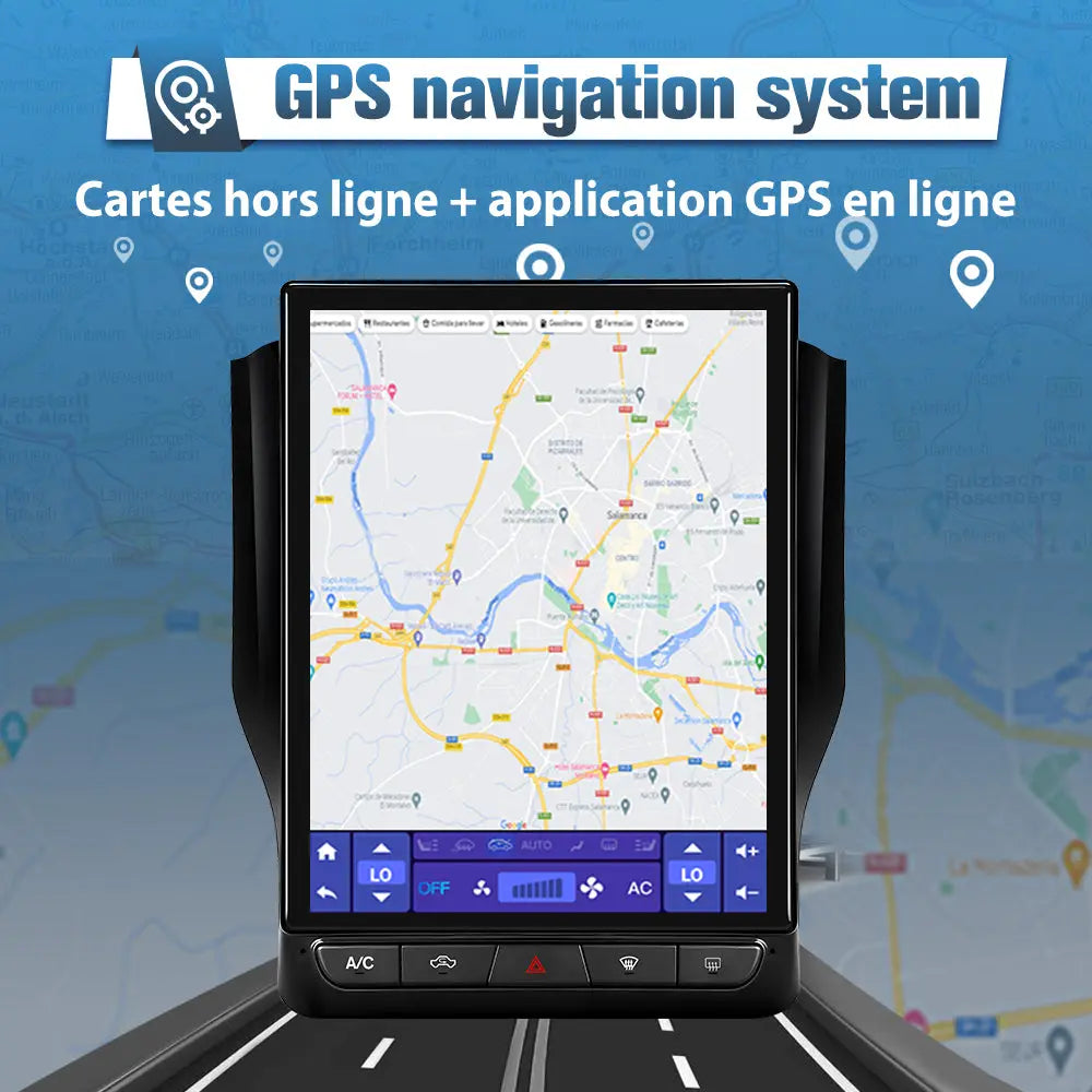 AWESAFE 12.1 Inch Car Radio Upgrade for Dodge RAM 1500/2500/3500 2019-2023,Touch Screen, Android System, 8 Core+64GB ROM, Split Screen, CarPlay & Android Auto, SWC, DSP, Bluetooth/4G/WiFi AWESAFE