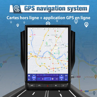 AWESAFE 12.1 Inch Car Radio Upgrade for Dodge RAM 1500/2500/3500 2019-2023,Touch Screen, Android System, 8 Core+64GB ROM, Split Screen, CarPlay & Android Auto, SWC, DSP, Bluetooth/4G/WiFi AWESAFE