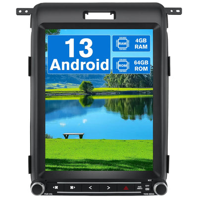 AWESAFE 12.1'' Android 13 Car Radio Stereo for Ford F150 2013-2014,Qualcomm 6125,4G+64G, Wireless CarPlay & Android Auto,with Bluetooth/GPS AWESAFE