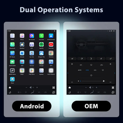 AWESAFE 12.1" Qualcomm 8-core Car Radio Android 13 for Chevy Silverado GMC Sierra 2013-2019 Head Unit with Dual Bluetooth CarPlay Android Auto GPS Navigation FM AM DSP Gyroscope Function AWESAFE