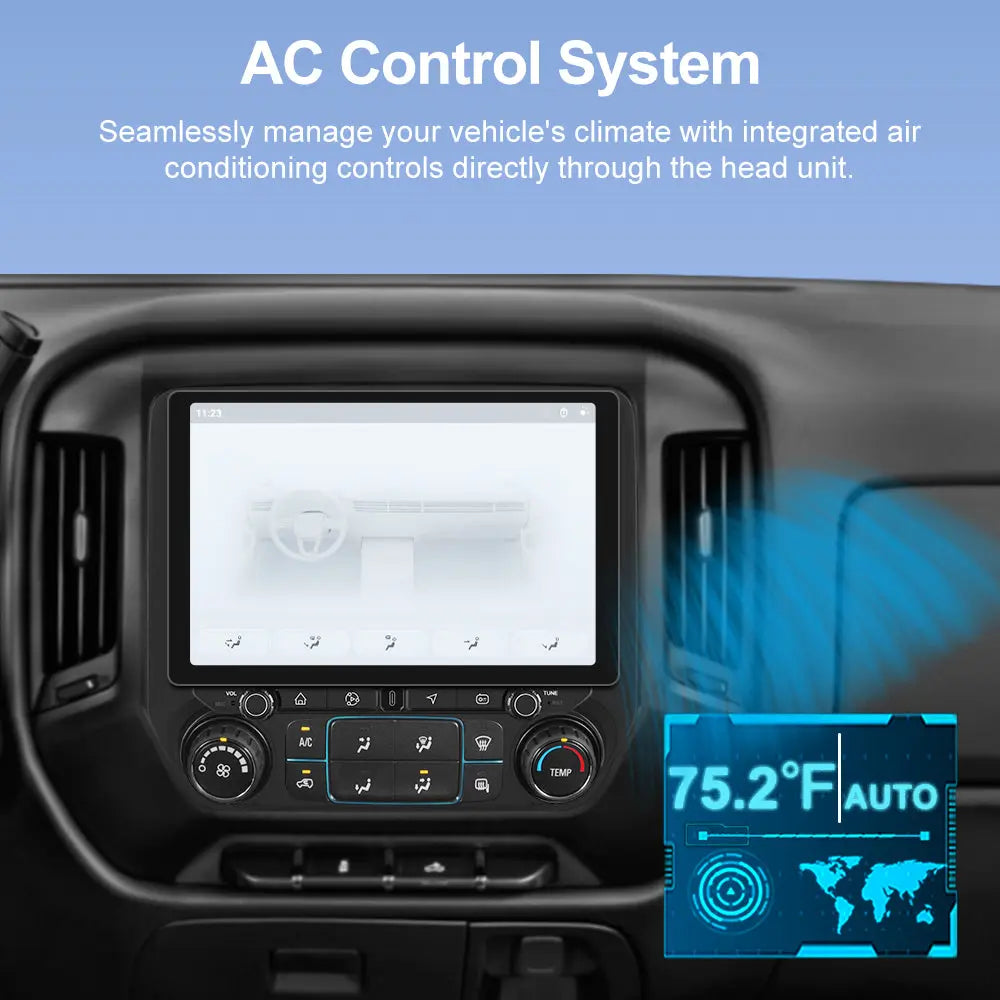 AWESAFE 13.1 inch  4GB RAM 64GB ROM Car Radio Stereo for Chevy Silverado GMC Sierra 2014-2018 with CarPlay Android Auto Backup Camera AWESAFE