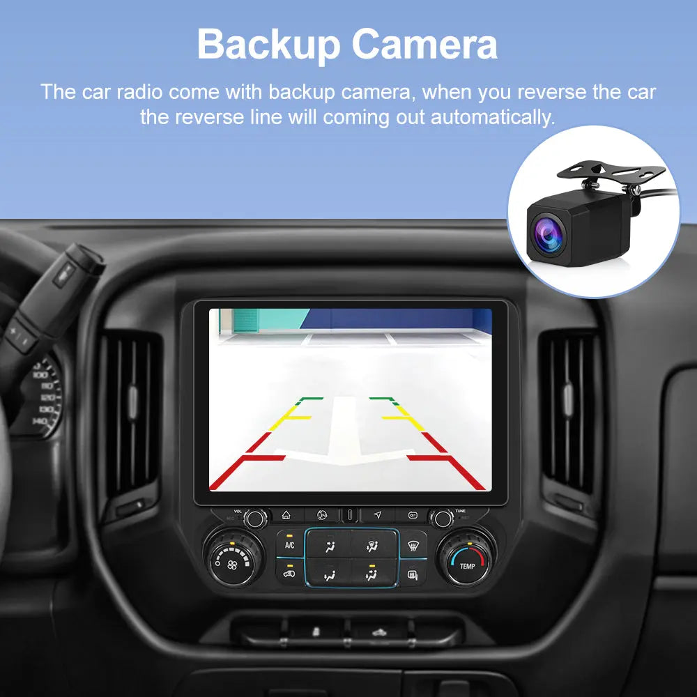 AWESAFE 13.1 inch  4GB RAM 64GB ROM Car Radio Stereo for Chevy Silverado GMC Sierra 2014-2018 with CarPlay Android Auto Backup Camera AWESAFE