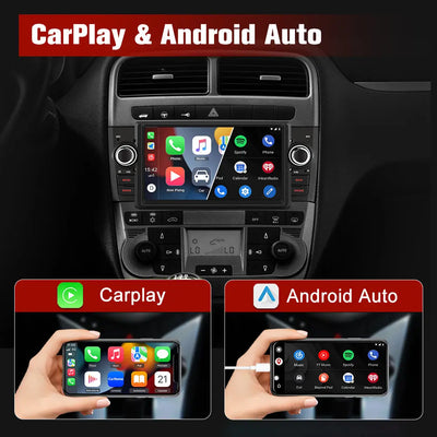 AWESAFE 1DIN Autoradio Android 13 con Schermo Touchscreen 7 Pollici - Per Fiat Grande Punto 2005-2012 - Bluetooth, FM, 4G, CarPlay Wireless e Android Auto - Memoria 2+64GB AWESAFE
