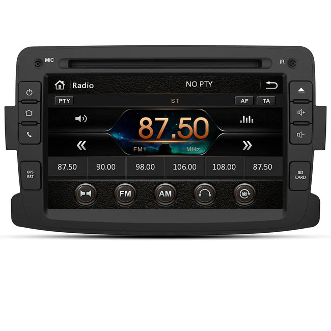AWESAFE 2 Din Car Radio for Renault Dacia with 7 inch Touch Screen DVD/CD Player with GPS Navigation/Bluetooth/Mirrorlink/Steering Wheel Control/Parking Assist AWESAFE