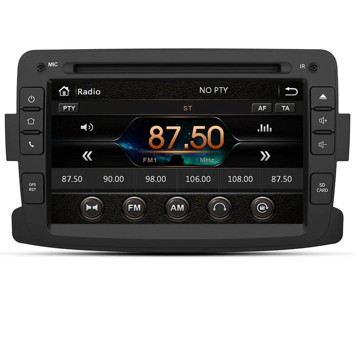 AWESAFE 2 Din Car Radio for Renault Dacia with 7 inch Touch Screen DVD/CD Player with GPS Navigation/Bluetooth/Mirrorlink/Steering Wheel Control/Parking Assist AWESAFE