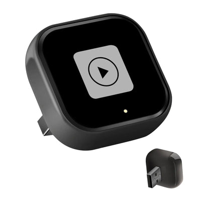 AWESAFE 2-in-1 Wireless CarPlay Adapter Support Apple CarPlay & Android Auto, Mini Bluetooth USB A & USB C Dongle Convert Wired to Wireless Compatible with iPhone & Android AWESAFE