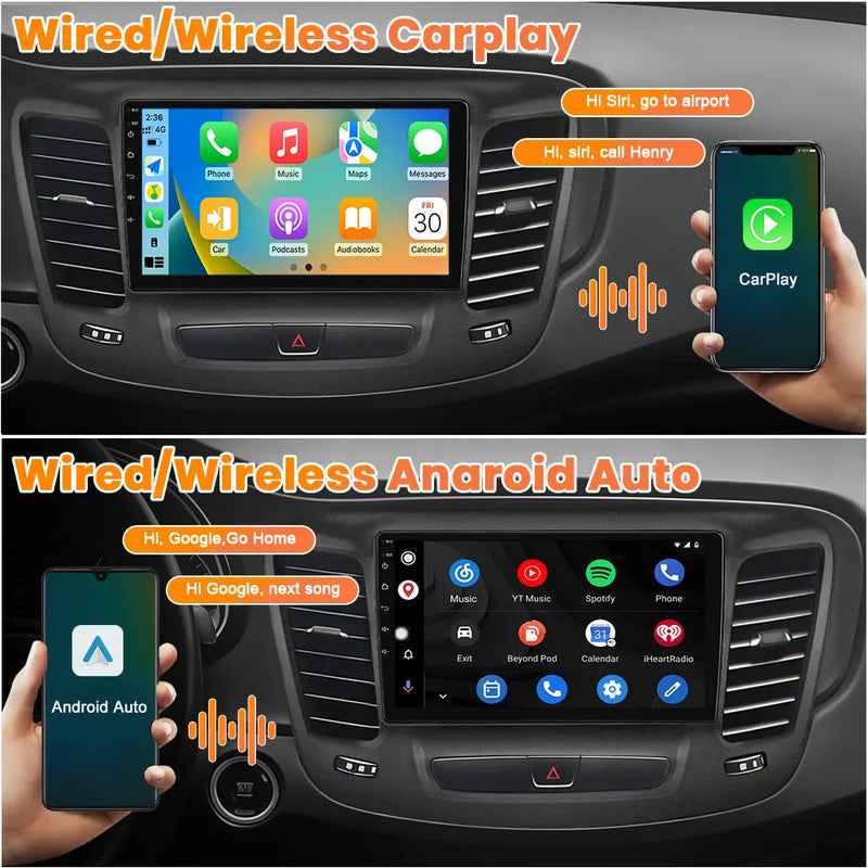 AWESAFE 2GB+64GB Android 13 Car Radio Stereo for Chrysler 200 200C 200S 2015-2017, with CarPlay&Android Auto Bluetooth GPS Navigation Backup Camera SWC AWESAFE SHOP