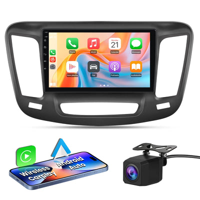 AWESAFE 2GB+64GB Android 13 Car Radio Stereo with CarPlay GPS Bluetooth SWC for Chrysler 200C 2015-2017 AWESAFE