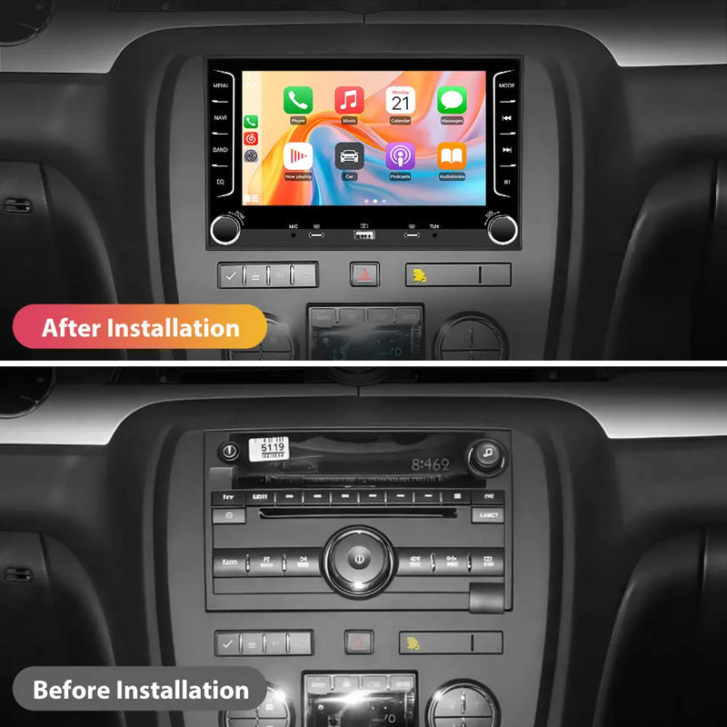 AWESAFE 4Core 64GB Car Radio for Chevy Silverado 1500 2500 3500 2007-2013,for Silverado GMC Sierra Acadia Touch Screen Android Stereo, CarPlay Android Auto, AM FM DSP, Backup Camera AWESAFE