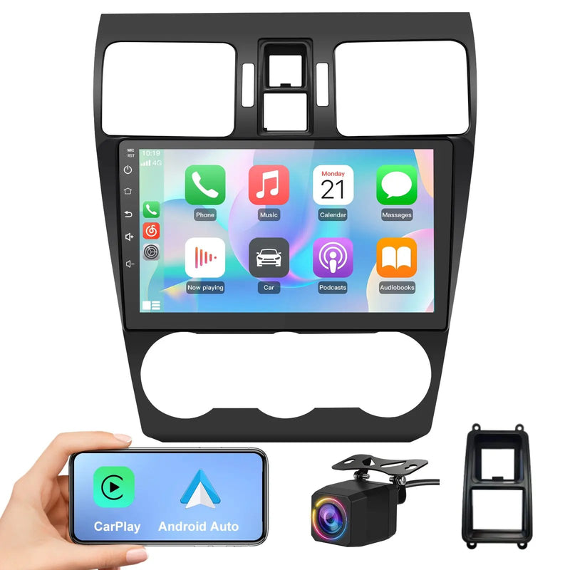 AWESAFE 4G+64G Android 13 Car Radio Stereo Subaru Forester WRX Impreza 2013 2014 2015 Suitable for Harman Kardon Systems 9" Touchscreen Head Unit with Carplay/Android Auto Bluetooth AWESAFE