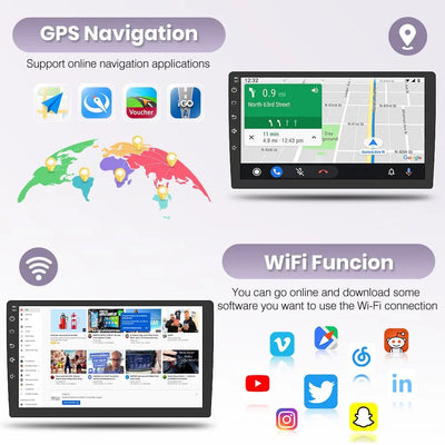 AWESAFE 4G+64G Android 13 Car Radio Stereo Subaru Forester WRX Impreza 2013 2014 2015 Suitable for Harman Kardon Systems 9" Touchscreen Head Unit with Carplay/Android Auto Bluetooth AWESAFE