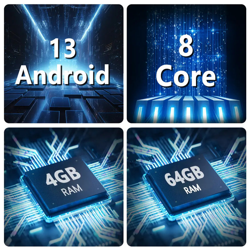 AWESAFE 4G+64G Car Stereo for Honda Accord 2003-2007, Touchscreen Car Radio with WiFi, GPS Navigation, and Bluetooth AWESAFE SHOP