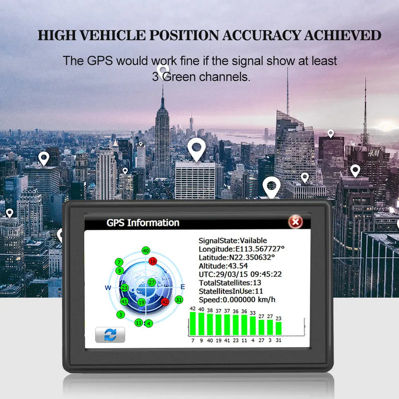 AWESAFE 5 inch GPS Navigation for Cars Australia Sat Nav for Trucks Lorry 2026 Maps POI Postcode Speed Camera Alerts AWESAFE