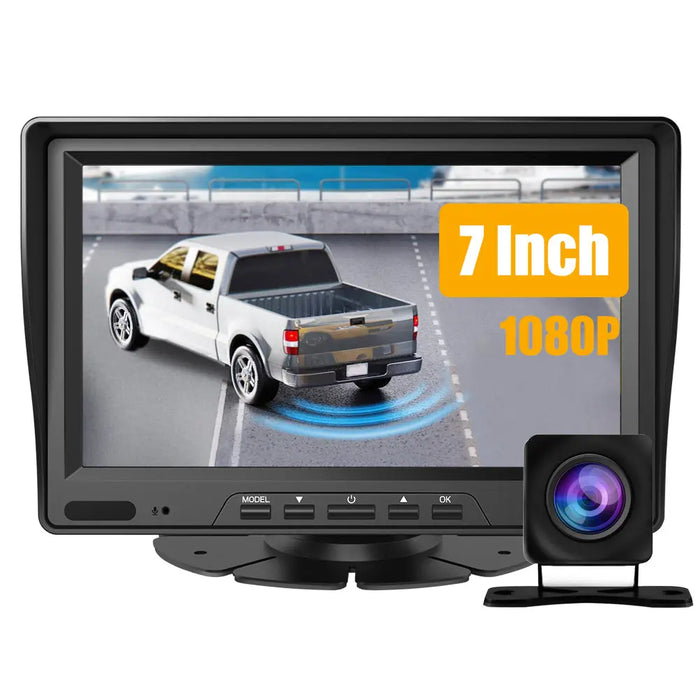 AWESAFE 7 Inch Backup Camera for Trucks Cars RVs Tractors Buses Waterproof Sunshade with AHD 1080P Rear View Camera AWESAFE SHOP