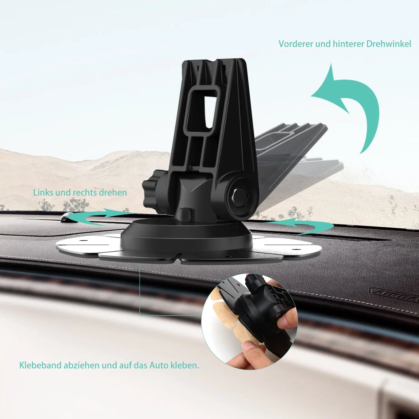 AWESAFE 7-Zoll-Navigationsgerät für das Auto – Touchscreen, FM-Transmitter, Sonnenblende, aktuelles Kartenmaterial für 2025 AWESAFE