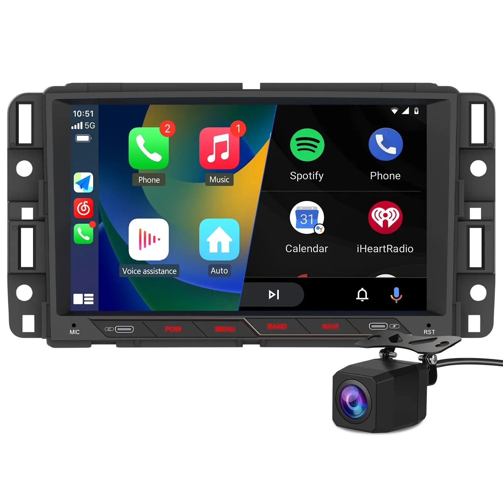 AWESAFE 8 Inch Car Radio Stereo for 2007-2013 Chevy Silverado & GMC Si ...