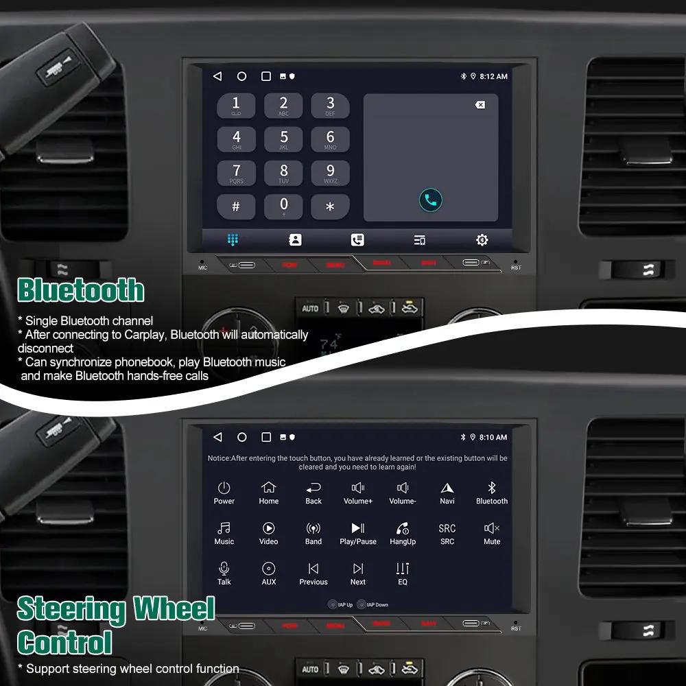 AWESAFE 8 Inch Android Car Stereo for 2007-2013 Chevy Silverado & GMC Sierra - Wireless CarPlay & Android Auto, 4G+64G, HD Touchscreen, Plug & Play Head Unit Replacement with Bluetooth 5.4 & WiFi AWESAFE