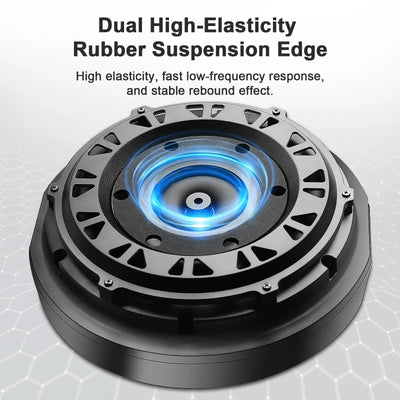 AWESAFE 800W 12-Inch Spare Tire Subwoofer - Hidden Install, Dual High-Elasticity Suspension, Bass Remote, Overload Protect AWESAFE