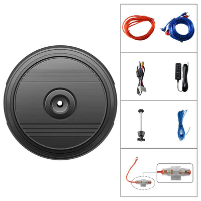 AWESAFE 800W 12-Inch Spare Tire Subwoofer - Hidden Install, Dual High-Elasticity Suspension, Bass Remote, Overload Protect AWESAFE