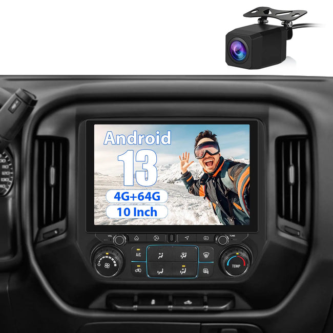AWESAFE 8Core 64GB 11.5'' Car Radio Stereo Upgrade for Chevy Silverado GMC Sierra 2014-2018 with Wireless CarPlay Android AWESAFE SHOP