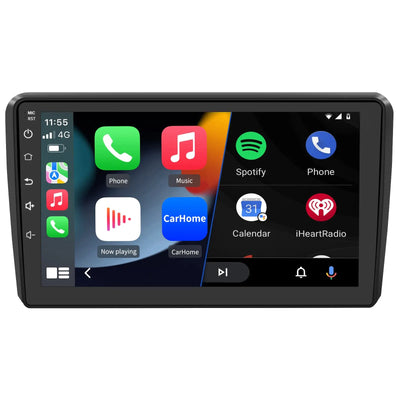 AWESAFE 9 Pollici Android 12 Autoradio con CarPlay Android Auto (2GB+32GB) per Audi A3 S3 RS3 8P 2006-2012 Car Stereo Radio con Funzione Bluetooth MirrorLink Controllo del volante (Con cornice) AWESAFE