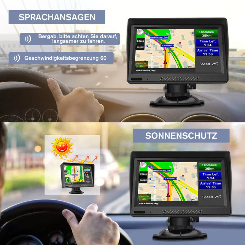 AWESAFE 9 Zoll Navigationsgerät mit Bluetooth und Rückfahrkamera, 2023 Europa Karten, GPS Navigation für PKW KFZ LKW AWESAFE