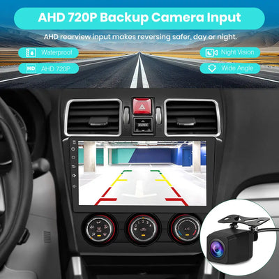 AWESAFE 9'' Car Radio for 2016-2017 CROSSTREK &2012-2015 SUBARU FORESTER &2011-2017 IMPREZA/XV 2014 + WRX / LEVORG ,Wireless Carplay Android Auto Bluetooth GPS WiFi WC RDS AWESAFE