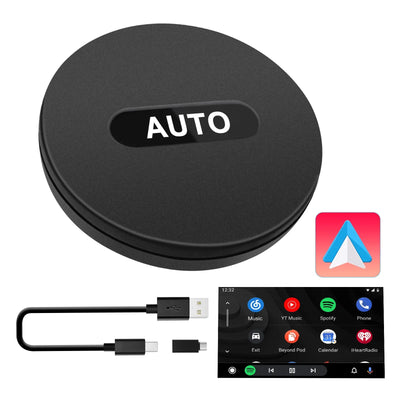 AWESAFE Adattatore Wireless Android Auto– Dongle di aggiornamento per Android Auto Wireless, necessario per auto con sistema Android Auto cablato di serie e smartphone Android AWESAFE