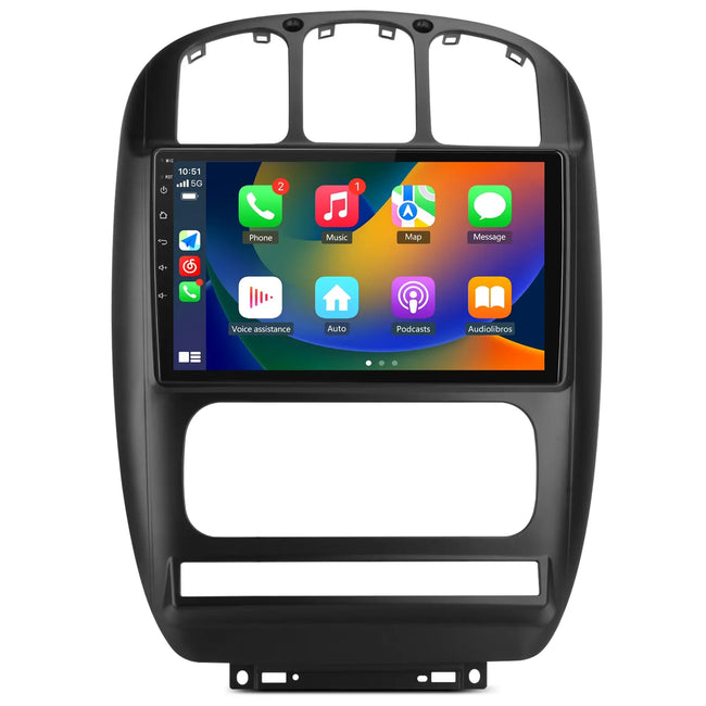 AWESAFE Andriod Car Radio Stereo for Dodge Caravan Chryser town &country 2001-2007 Built in Carplay Android Auto AWESAFE