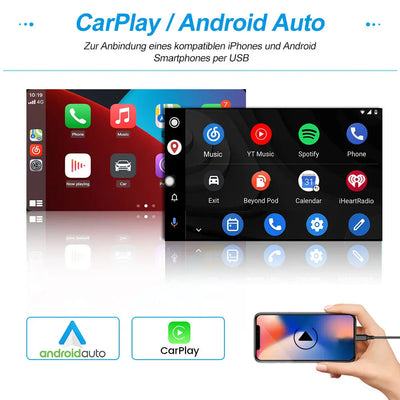 AWESAFE Android 11 Autoradio für Audi A3 S3 RS3, 2GB+32GB, Radio mit Navi unterstützt DAB+ WLAN CD DVD Bluetooth 2 Din 7 Zoll Bildschirm AWESAFE