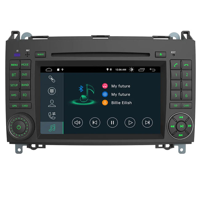 AWESAFE Android 11 Car Radio for Mercedes-Benz Vito Viano/Sprinter W639 W245/Class B/Clase A W169, 7 inch Touch Screen DVD/CD Player with GPS/Carplay Android Auto/WiFi/Bluetooth/SWC/RDS/FM/Parking Assist AWESAFE