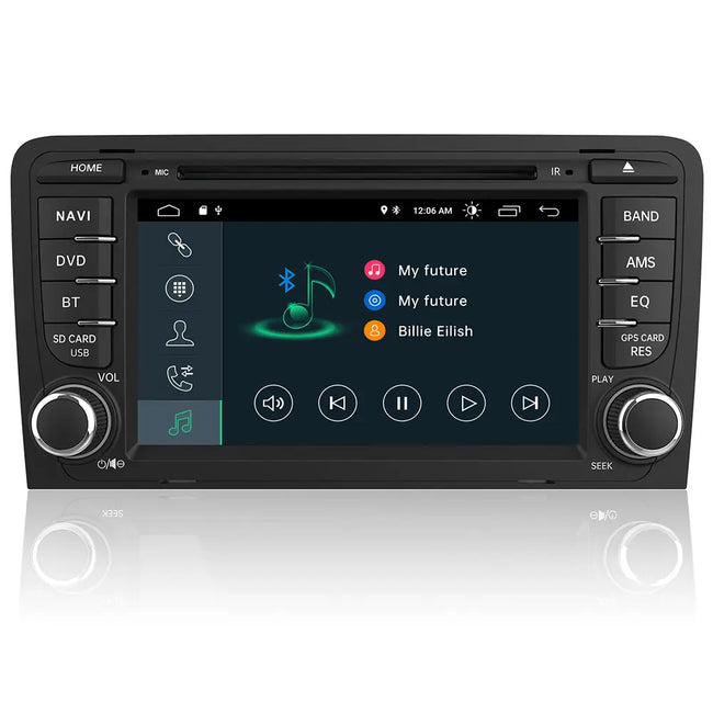 AWESAFE Android 11.0 [2GB+32GB] Car Radio 7 Inch with 2 DIN Touch Screen for Audi A3/S3/RS3, Autoradio with Bluetooth/GPS/FM/CD DVD/USB/SD/WiFi/Carplay, Support Steering Wheel Controls and Parking Asist AWESAFE