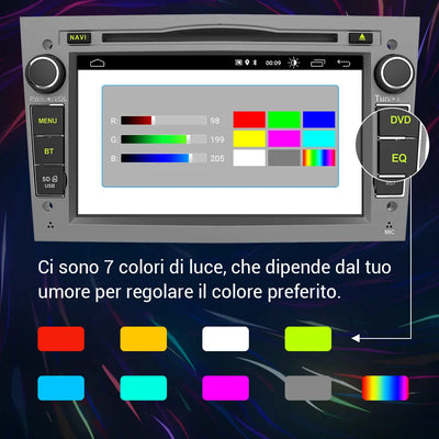 AWESAFE Android 12 Autoradio 2G+32G con Schermo Touchscreen 7 Pollici Bluetooth/FM- Per Opel Vivaro Sigum Meriva Astra Tigra Twin Top Antara Combo Agila Corsa Vectra Zafira AWESAFE