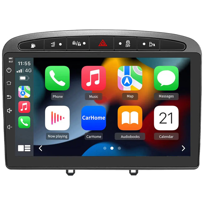 AWESAFE Android 12 Car Radio Stereo for  Peugeot 308/408 2007-2013 with Built-in Wireless Apple CarPlay & Android Auto AWESAFE