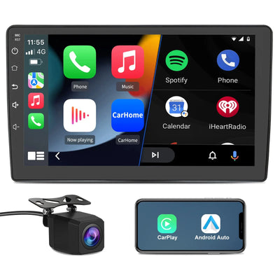 AWESAFE Android 12 Car Radio Stereo for Chevrolet Silverado GMC Sierra with Built-in Wireless Apple CarPlay & Android Auto AWESAFE