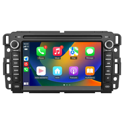 AWESAFE Android 12 Car Radio Stereo for Chevrolet Silverado Tahoe GMC Sierra Yukon 7 inch Touch Screen with Built-in Wireless Apple CarPlay & Android Auto AWESAFE