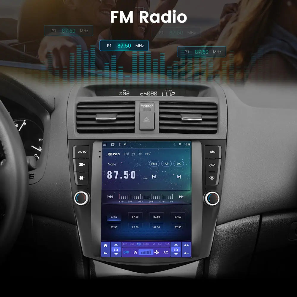 AWESAFE Android 12 Car Radio Stereo for Honda Accord 2003-2007 with Built-in Wireless Apple CarPlay & Android Auto AWESAFE