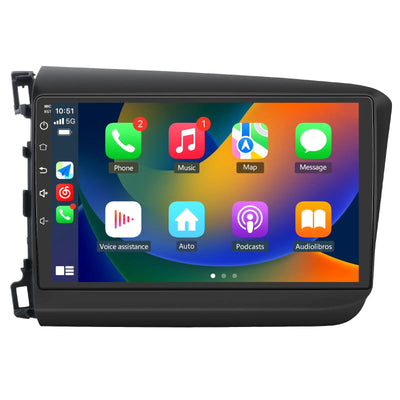 AWESAFE Android 12 Car Radio Stereo for Honda Civic 2012-2013 with Built-in Wireless Apple CarPlay & Android Auto AWESAFE