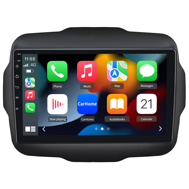 AWESAFE Android 12 Car Radio Stereo for Jeep Renegade 2015-2020 with Built-in Wireless Apple CarPlay & Android Auto AWESAFE
