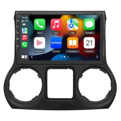 AWESAFE Android 12 Car Radio Stereo for Jeep Wrangler 2011-2014 with Built-in Wireless Apple CarPlay & Android Auto AWESAFE