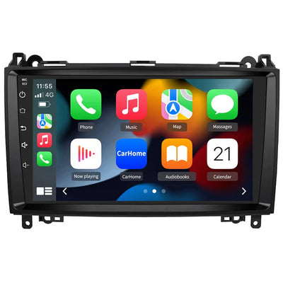 AWESAFE Android 12 Car Radio Stereo for Mercedes Benz Clase A W169 Built-in Wireless Apple CarPlay & Android Auto AWESAFE