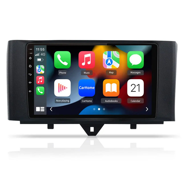 AWESAFE Android 12 Car Radio Stereo for Mercedes Benz Smart 2011-2015 Built-in Wireless Apple CarPlay & Android Auto AWESAFE