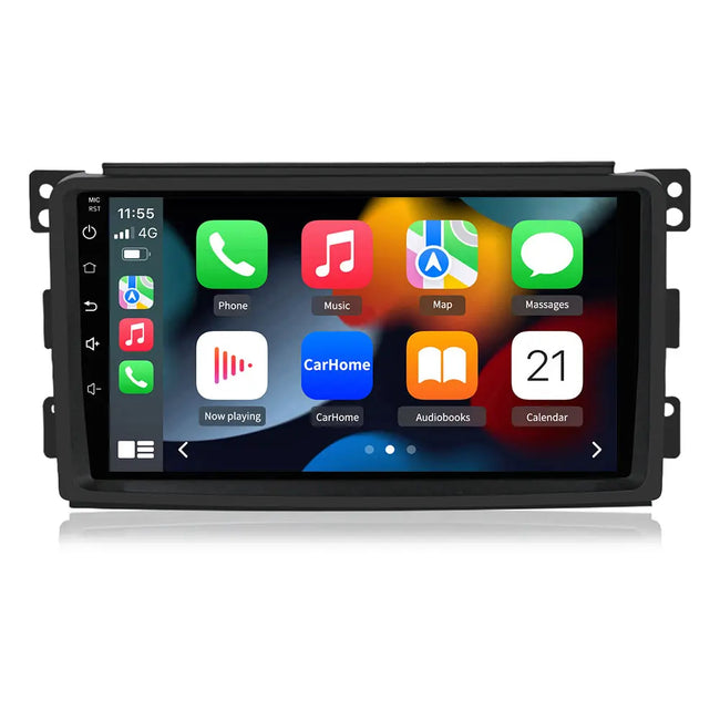 AWESAFE Android 12 Car Radio Stereo for Mercedes Benz Smart Fortwo 2005-2010 Built-in Wireless Apple CarPlay & Android Auto AWESAFE