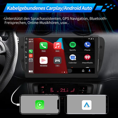 AWESAFE Android 12 Car Radio Stereo for Seat lbiza 2009-2013 Built-in Wireless Apple CarPlay & Android Auto AWESAFE