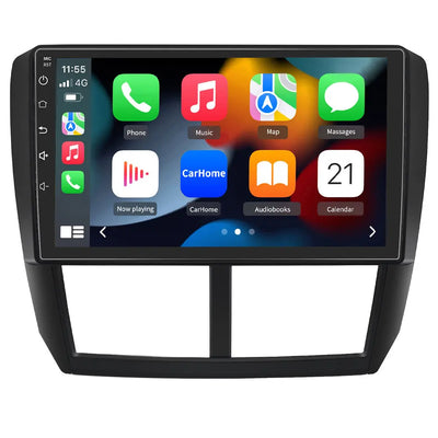 AWESAFE Android 12 Car Radio Stereo for Subaru Forester 2008-2012/ Subaru Impreza 2008-2011/ Subaru Impreza WRX 2008-2014/ Subaru Impreza WRX STI 2008-2014 with Built-in Wireless Apple CarPlay & Android Auto AWESAFE